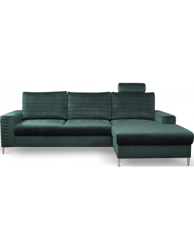 Ecksofa Schlafsofa mit Bettkasten - Sofa Couch Ecksofa mit Schlaffunktion Bettfunktion L-Form mit Ottomane -