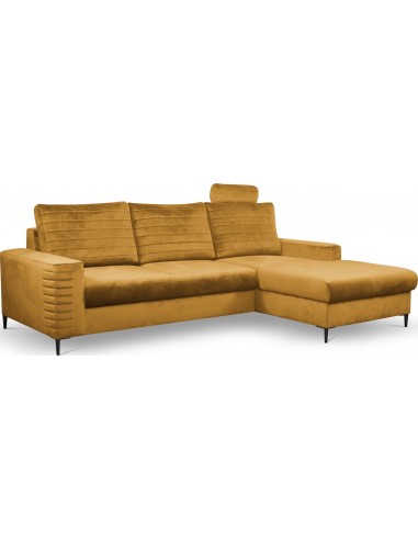 Ecksofa Schlafsofa mit Bettkasten - Sofa Couch Ecksofa mit Schlaffunktion Bettfunktion L-Form mit Ottomane -