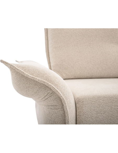 Ecksofa - Samt Schlafsofa mit Bettkasten - 3 Sitzer Sofa - Couch mit Schlaffunktion Bettfunktion L-Form mit Ottomane