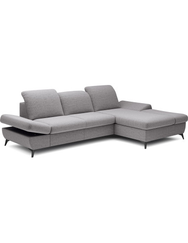 Modern Ecksofa - Schlafsofa mit Bettkasten - 3 Sitzer Sofa - Couch mit Schlaffunktion Bettfunktion L-Form mit Ottomane