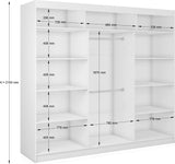 Kleiderschrank Vanille